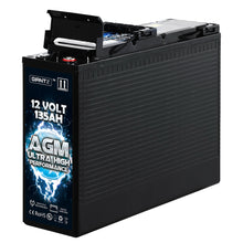 Load image into Gallery viewer, Giantz AGM Deep Cycle Battery 12V 135Ah Slim Box Portable Solar Caravan Camping
