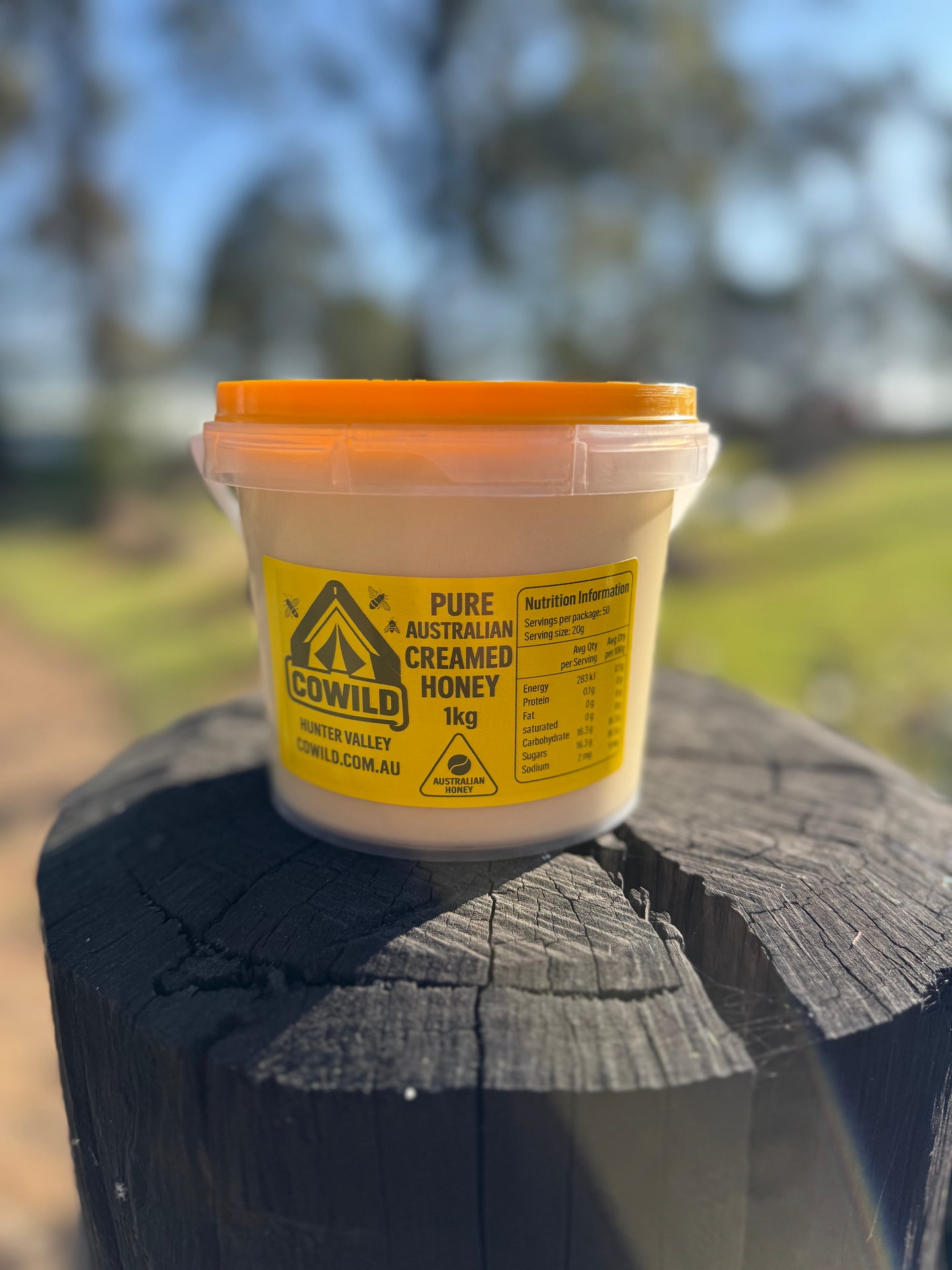 CoWild 1kg – Pure Australian Creamed Honey (Premium, Raw)