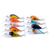 Load image into Gallery viewer, 9x Popper Crank 5.7cm Fishing Lure Lures Surface Tackle Fresh Saltwater
