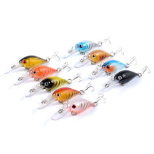 Load image into Gallery viewer, 9x Popper Crank 5.7cm Fishing Lure Lures Surface Tackle Fresh Saltwater
