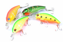 Load image into Gallery viewer, 4x 7.5cm Popper Crank Bait Fishing Lure Lures Surface Tackle Saltwater
