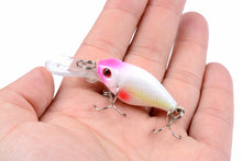 Load image into Gallery viewer, 6x 6cm Popper Crank Bait Fishing Lure Lures Surface Tackle Saltwater

