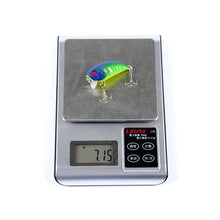 Load image into Gallery viewer, 6x Popper Crank 5.1cm Fishing Lure Lures Surface Tackle Fresh Saltwater
