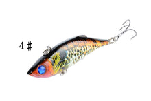 Load image into Gallery viewer, 4x 8cm Vib Bait Fishing Lure Lures Hook Tackle Saltwater
