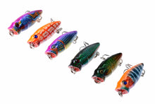 Load image into Gallery viewer, 6X 3.5cm Popper Poppers Fishing Lure Lures Surface Tackle Fresh Saltwater
