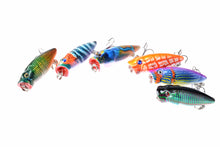 Load image into Gallery viewer, 6X 3.5cm Popper Poppers Fishing Lure Lures Surface Tackle Fresh Saltwater
