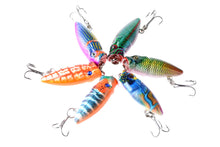 Load image into Gallery viewer, 6X 3.5cm Popper Poppers Fishing Lure Lures Surface Tackle Fresh Saltwater
