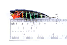 Load image into Gallery viewer, 4X 6.5cm Popper Poppers Fishing Lure Lures Surface Tackle Fresh Saltwater
