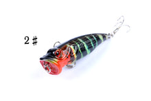 Load image into Gallery viewer, 4X 6.5cm Popper Poppers Fishing Lure Lures Surface Tackle Fresh Saltwater
