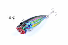 Load image into Gallery viewer, 4X 6.5cm Popper Poppers Fishing Lure Lures Surface Tackle Fresh Saltwater
