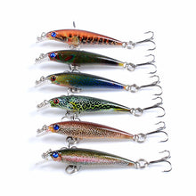 Load image into Gallery viewer, 6x Popper Poppers 5cm Minnow Fishing Lure Lures Surface Tackle Fresh Saltwater
