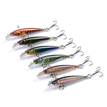 Load image into Gallery viewer, 6x Popper Poppers 5cm Minnow Fishing Lure Lures Surface Tackle Fresh Saltwater
