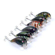 Load image into Gallery viewer, 6x Popper Poppers 5cm Fishing Lure Lures Surface Tackle Fresh Saltwater
