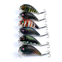 Load image into Gallery viewer, 6x Popper Poppers 5cm Fishing Lure Lures Surface Tackle Fresh Saltwater
