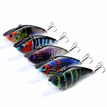 Load image into Gallery viewer, 5X Popper Poppers Fishing Vib Lure Lures Surface Tackle Fresh Saltwater
