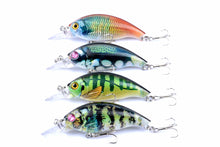 Load image into Gallery viewer, 4x 7.5cm Popper Crank Bait Fishing Lure Lures Surface Tackle Saltwater
