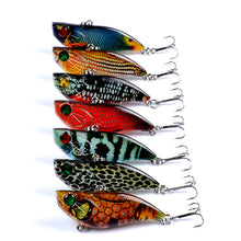 Load image into Gallery viewer, 7x Popper Poppers 5.8cm Fishing Lure Lures Surface Tackle Fresh Saltwater
