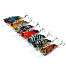 Load image into Gallery viewer, 7x Popper Poppers 5.8cm Fishing Lure Lures Surface Tackle Fresh Saltwater
