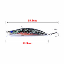 Load image into Gallery viewer, 5X Popper Poppers 12.3cm Fishing Lure Lures Surface Tackle Fresh Saltwater
