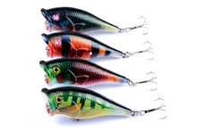 Load image into Gallery viewer, 4X 6.5cm Popper Poppers Fishing Lure Lures Surface Tackle Fresh Saltwater
