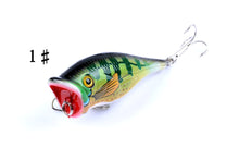 Load image into Gallery viewer, 4X 6.5cm Popper Poppers Fishing Lure Lures Surface Tackle Fresh Saltwater
