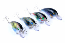 Load image into Gallery viewer, 4x 7.5cm Popper Crank Bait Fishing Lure Lures Surface Tackle Saltwater
