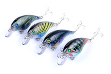 Load image into Gallery viewer, 4x 7.5cm Popper Crank Bait Fishing Lure Lures Surface Tackle Saltwater
