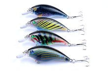 Load image into Gallery viewer, 4x 7.5cm Popper Crank Bait Fishing Lure Lures Surface Tackle Saltwater
