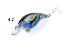 Load image into Gallery viewer, 4x 7.5cm Popper Crank Bait Fishing Lure Lures Surface Tackle Saltwater
