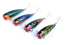 Load image into Gallery viewer, 4X 6.8cm Popper Poppers Fishing Lure Lures Surface Tackle Saltwater
