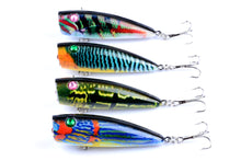 Load image into Gallery viewer, 4X 6.8cm Popper Poppers Fishing Lure Lures Surface Tackle Saltwater
