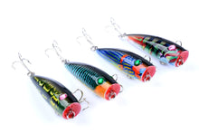 Load image into Gallery viewer, 4X 6.8cm Popper Poppers Fishing Lure Lures Surface Tackle Saltwater
