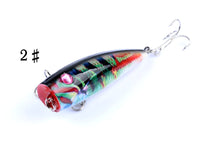 Load image into Gallery viewer, 4X 6.8cm Popper Poppers Fishing Lure Lures Surface Tackle Saltwater
