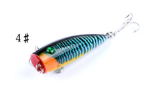 Load image into Gallery viewer, 4X 6.8cm Popper Poppers Fishing Lure Lures Surface Tackle Saltwater
