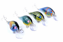 Load image into Gallery viewer, 4x 7.5cm Popper Crank Bait Fishing Lure Lures Surface Tackle Saltwater
