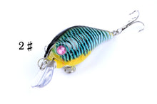 Load image into Gallery viewer, 4x 7.5cm Popper Crank Bait Fishing Lure Lures Surface Tackle Saltwater
