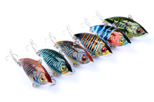 Load image into Gallery viewer, 6x 6.5cm Vib Bait Fishing Lure Lures Hook Tackle Saltwater
