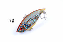 Load image into Gallery viewer, 6x 6.5cm Vib Bait Fishing Lure Lures Hook Tackle Saltwater
