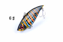 Load image into Gallery viewer, 6x 6.5cm Vib Bait Fishing Lure Lures Hook Tackle Saltwater
