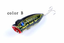 Load image into Gallery viewer, 4X 6.5cm Popper Poppers Fishing Lure Lures Surface Tackle Saltwater
