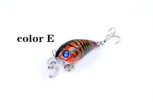 Load image into Gallery viewer, 6x 4.5cm Popper Crank Bait Fishing Lure Lures Surface Tackle Saltwater
