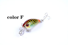 Load image into Gallery viewer, 6x 4.5cm Popper Crank Bait Fishing Lure Lures Surface Tackle Saltwater
