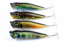 Load image into Gallery viewer, 4X 9.5cm Popper Poppers Fishing Lure Lures Surface Tackle Saltwater
