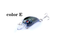 Load image into Gallery viewer, 5x 4.5cm Popper Crank Bait Fishing Lure Lures Surface Tackle Saltwater
