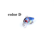 Load image into Gallery viewer, 6x 3cm Popper Crank Bait Fishing Lure Lures Surface Tackle Saltwater
