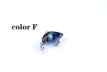 Load image into Gallery viewer, 6x 3cm Popper Crank Bait Fishing Lure Lures Surface Tackle Saltwater
