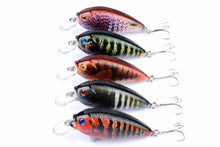 Load image into Gallery viewer, 5x 7cm Popper Crank Bait Fishing Lure Lures Surface Tackle Saltwater
