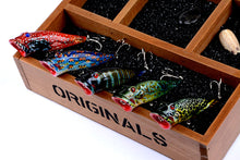 Load image into Gallery viewer, 5X 8cm Popper Poppers Fishing Lure Lures Surface Tackle Fresh Saltwater
