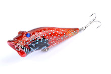 Load image into Gallery viewer, 5X 8cm Popper Poppers Fishing Lure Lures Surface Tackle Fresh Saltwater
