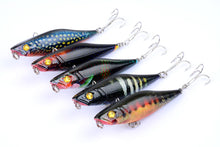 Load image into Gallery viewer, 5X 7.5cm Popper Poppers Fishing Lure Lures Surface Tackle Fresh Saltwater
